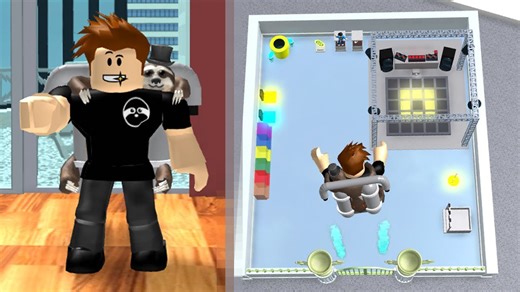 Using a jet pack to easily cheat this Roblox obby