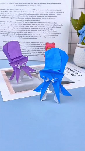 Challenge the octopus origami with a difficulty coefficient of five stars. Come and join the children in folding one!#DIY #fyp #octopus #tutorial #origami #tiktok #foryou
