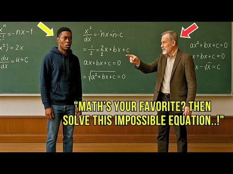 PROFESSOR Gave Black Student IMPOSSIBLE Homework—But His Answer STUNNED the Entire University!