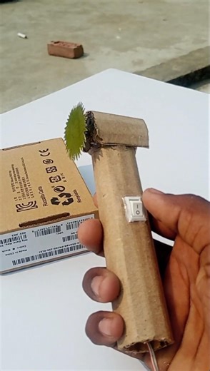 Cardboard Grinder Machine With Cardboard Cutter | #diy #schoolproject #viral