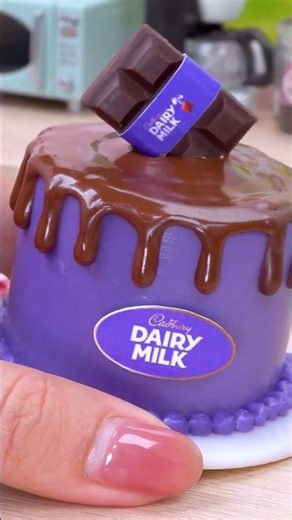 Wonderful Miniature Purple Cake Decorating💜 Satisfying ASMR | Mini Cake #shorts #asmr #miniature