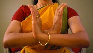 Naagabandha Hand Gesture (Mudra) - Online Bharatanatyam
