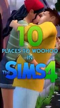 10 Secret WooHoo Spots in The Sims 4 #sims4 #thesims #shorts
