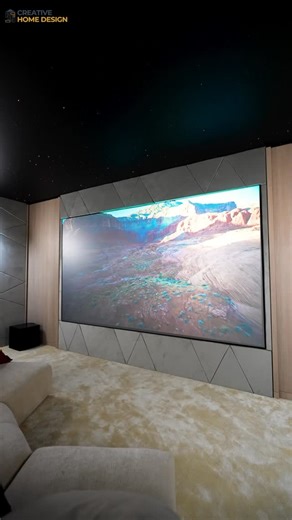 @creative_home_design on Instagram: "🎬 Turn your home into a private cinema! At Creative Homes Design, we build fully customized home cinema experiences from soundproofing and lighting to luxurious seating and smart automation. Enjoy blockbuster nights, family moments, and the ultimate comfort all designed and built by our expert team. ✨ Ready to elevate your home entertainment? Follow us for inspiration and book your consultation today! . . . . . . #HomeCinemaDubai #CreativeHomesDesign 