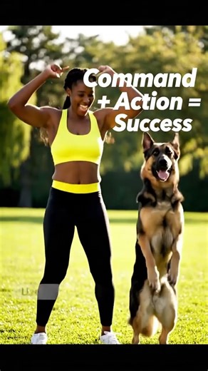 German Shepherd Jump Training with Owner | Human & Dog Jump Together