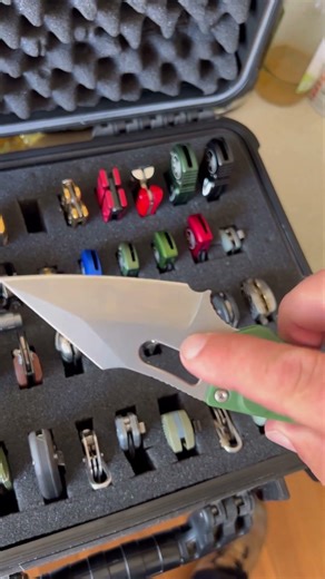 Microtech stitch auto! Don’t drop it!