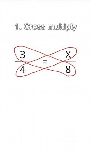 This is how to solve proportions in simple steps 🥰 #math #maths #mathematics #mathtrick #proportions