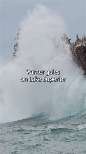 64K views · 1.9K reactions | Winter Gales and large waves on Lake Superior at Tettegouche State Park in Silver Bay, MN | Nathan Klok Photography | Facebook