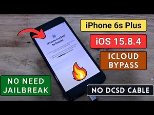 iPhone 6s Plus iCloud Bypass 🔓 iOS 15.8.4 | No Jailbreak, No DCSD, FREE METHOD