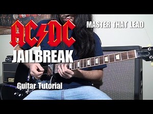 Guitar Solo Tutorial - "Jailbreak" (AC/DC) With Tabs