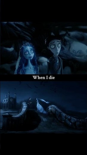 A Tim Burton gothic halloween film Corpse Bride + my spooky song #gothic #halloween #timburton