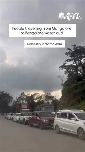 Its Mangalore| Mangaluru on Instagram: "At Sakleshpur 🥲 better to avoid this route #itsmangalore #mangalore #bangalorehighway"