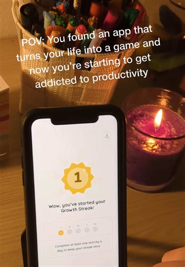 Growie turned me into a responsible adult (almost) ☕️ #fyp #productivityapp #selfcareapp #selfgrowth #growie