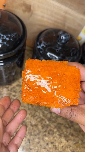 Sweet Potato Cornbread- @munchieswithmiles you tooooooooooo fire for this recipe. 1 Cup Of Sweet Potato 1 Cup of All Purpose Flour 1 Cup of Yellow Cornmeal 1/4th Cup Granulated Sugar & Brown Sugar 1 Tablespoon of Baking Powder 1/2 Teaspoon of Baking Soda 2 Large Eggs 3/4th Cup of Buttermilk 1/2 Cup of Sour Cream 1/2 Teaspoon of Cinnamon 1/4th Teaspoon of Nutmeg For The Food Color, Equal Parts Yellow & Red Food Coloring For The Glaze 3 Tablespoons of Butter 1/4th Cup of Honey. Combine all of the 