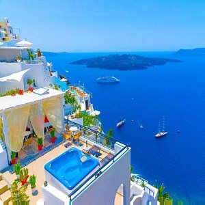 285K views · 3.1K reactions | Santorini Island <3 Beautiful Greece | Beautiful Greece | Facebook