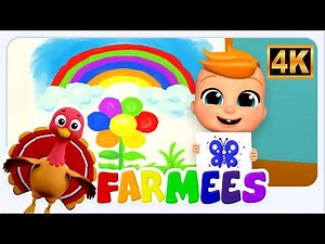 Let's Learn Colors Song + More Learning Videos & Baby Rhymes by Farmees