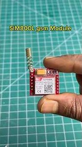 How to solder sim800L gsm module #shorts #sim800l #viral