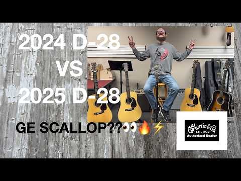 2025 Martin Guitar D-28 Refreshed Unboxing and Demo Comparison vs 2024 D-28