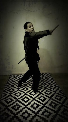 Imagine a zombie with a sword. Stay safe and stay hidden! #zombie #sword #swordsman #shorts #spooky