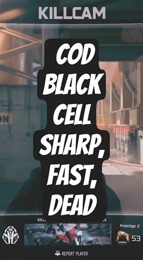 COD BlackCell Killcam; Sharp Aim. Perfect Timing #FPS #GamingShorts #COD #Shorts #callofdutywarzone