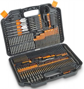 [Hot Item] 246-Piece Drill and Drive Bit Set with Titanium Coated HSS Bits and Storage Case for Drilling Metal, Masonry, Wood and Plastics