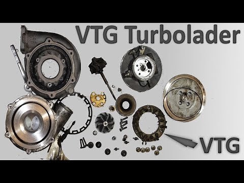 Turbolader zerlegen und zusammenbauen VTG reinigen