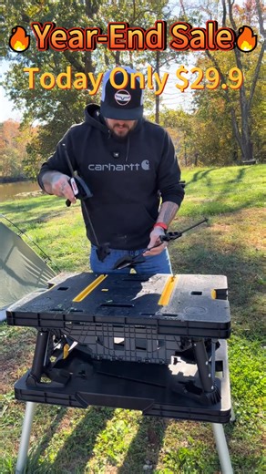 🔧 Ready to Build Smarter, Not Harder? 💪 Meet the Heavy-Duty Folding Workbench — your all-in-one portable workstation for any DIY or home improvement project! 🧰 Sturdy, foldable, and built to handle tough jobs, this bench turns any space into a workshop in seconds. ⚙️ Supports heavy loads with rock-solid stability 🪚 Includes 12" quick clamps for precision work 🚀 Sets up and folds down in seconds — no tools needed 🏠 Perfect for garages, backyards, or on-the-go projects Why struggle with bulk