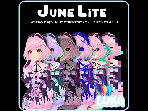 June Lite: A Free Post-Processing Shader for Unity and VRChat Avatars and Worlds!