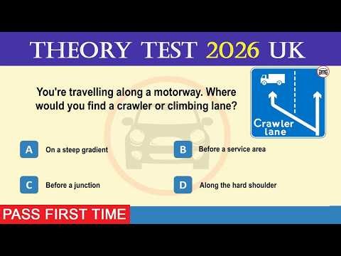 UK Driving Theory Test 2026 : 50 Must Know Questions and Answers