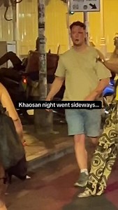 What Really Happened Last Night on Khaosan Road? 🌙 Bangkok’s Khaosan Road got tense for a moment and I caught the aftermath on camera. I don’t know the full story, but the scene was unreal. Watch to the end and tell me what you think happened. #KhaosanRoad #BangkokNight #ExploreBangkok | Max Surnin