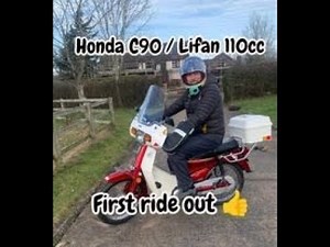 First ride out on the Honda C90 | Lifan 110cc semi-automatic