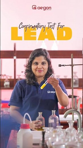 Confirmatory Test for Lead | Plus Two Chemistry Practicals | Aegon