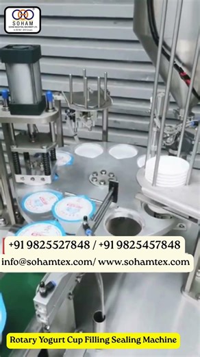 Rotary Yogurt Cup Filling Sealing Machine