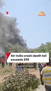 An Air India passenger jet that crashed shortly after take-off has now led to over 290 confirmed deaths. The deaths are across both passengers and bystanders across the ground. One British passenger on board the plane is the sole survivor. #airindia #planecrash #aircrash #aviation #india #7NEWS | 7NEWS Australia