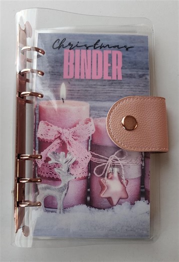 Pink Christmas Binder - Etsy