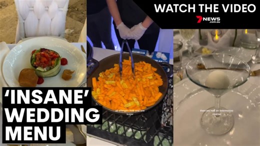 Bride sparks heated debate over ‘insane’ wedding menu