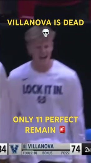 VILLANOVA IS DEAD 🥷💀🚨 #Shorts #MarchMadness #BracketBuster