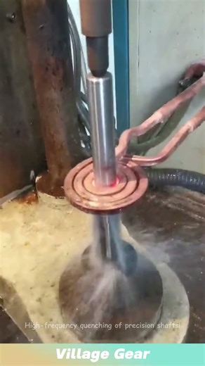 High-frequency quenching of precision shafts!