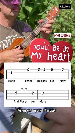 You’ll Be in My Heart – Easy Ukulele Melody (Disney’s Tarzan)