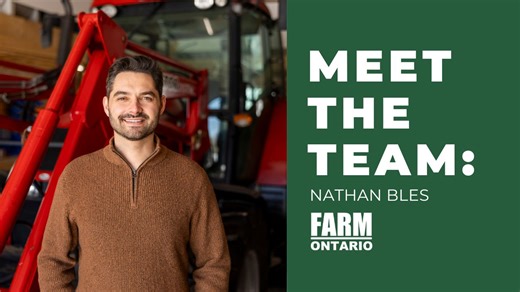FarmOntario is proud to announce the newest member of our team: Nathan Bles! With him, Nathan brings a diverse, hands-on background, and a deep understanding of the realities, pressures, and emotions that come with farming. We are proud to have him join FarmOntario, and know that his integrity combined with his sales experience, will equip him well to serve farmers across Ontario! | Farm Ontario