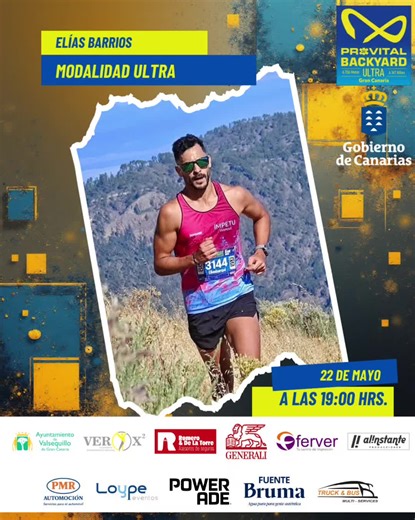 Seguimos sumando puntales para la brega 🔔 Distintas modalidades, misma idea: resistir vuelta a vuelta. En la modalidad ULTRA se suman Elías Barrios y Echedey García. En la modalidad de 7 loops Agoney Pérez y Miguel López estará en la modalidad 4 Loops, Cuatro nombres, un mismo terreno y una sola pregunta: ¿hasta dónde eres capaz de llegar cuando el cuerpo pide parar? Aquí no se viene a probar. Aquí se viene a bregar. 📍 Valsequillo · Gran Canaria 🔔 Nuevo toque de campana… o retirada. PMR AUTOM