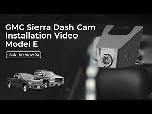 GMC Sierra 032D-1(Model E) dash cam Installation|Mangoal tech dash cam| #dashcam