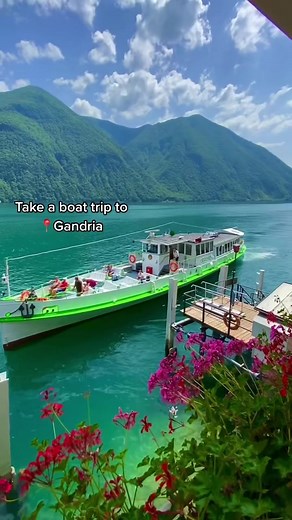 Boat Trip from Lugano to Gandria: Exploring Switzerland's Hidden Gem