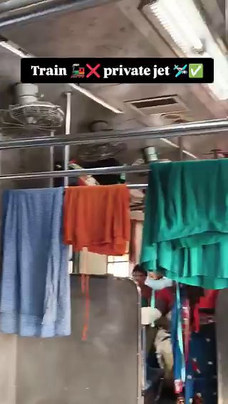 🚨 Train Coach Turned Into a Personal Home? Zero Civic Sense on DisplaySome people have literally turned a train compartment into their private living space, with no regard for fellow passengers. This kind of behavior causes huge inconvenience and reflects complete lack of basic manners.Where is the railway administration? Why is no action being taken?