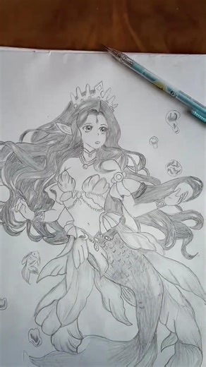 elf mermaid rate my art out of 100#shorts#drawing#arkanadesuArt#