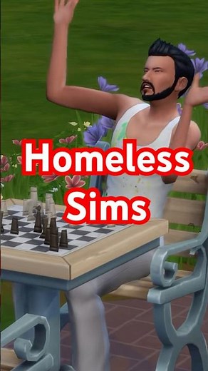 😭😭 homeless sims are my favorite #sims4 #thesims