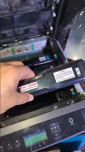 Underprint vs Overprint with the #uninet #icolor #whitetonerprinter #heattransfer #tshirtprinting