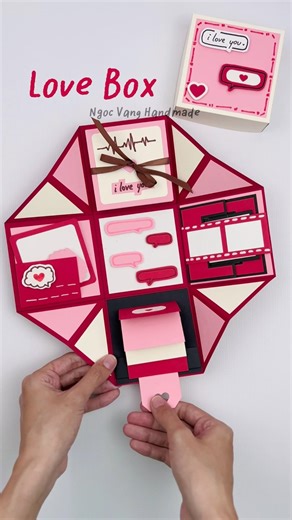 Shorts- Easy DIY Love Box Idea - NGOC VANG HANDMADE