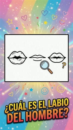 ¿Cual De Estos Labios Es El Labio De Un Hombre?