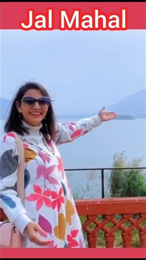 Beautiful View of Jal Mahal | Floating Palace in Jaipur 😍#Shorts